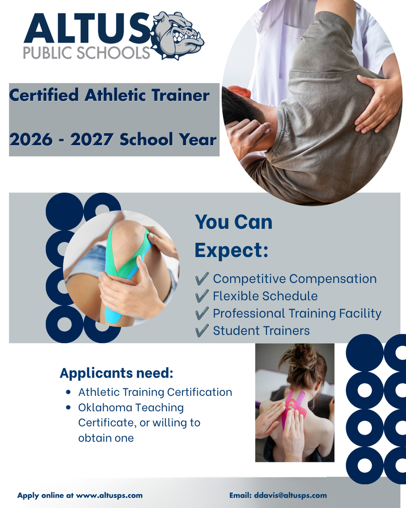 Athletic Trainer Opening