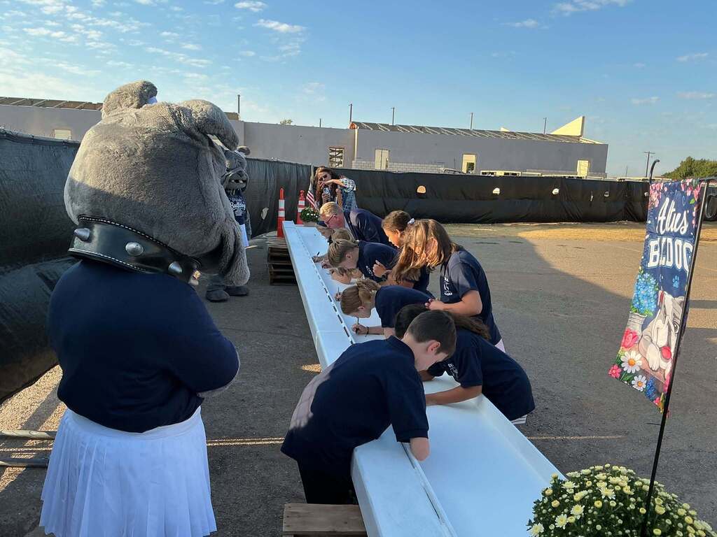 The first to sign