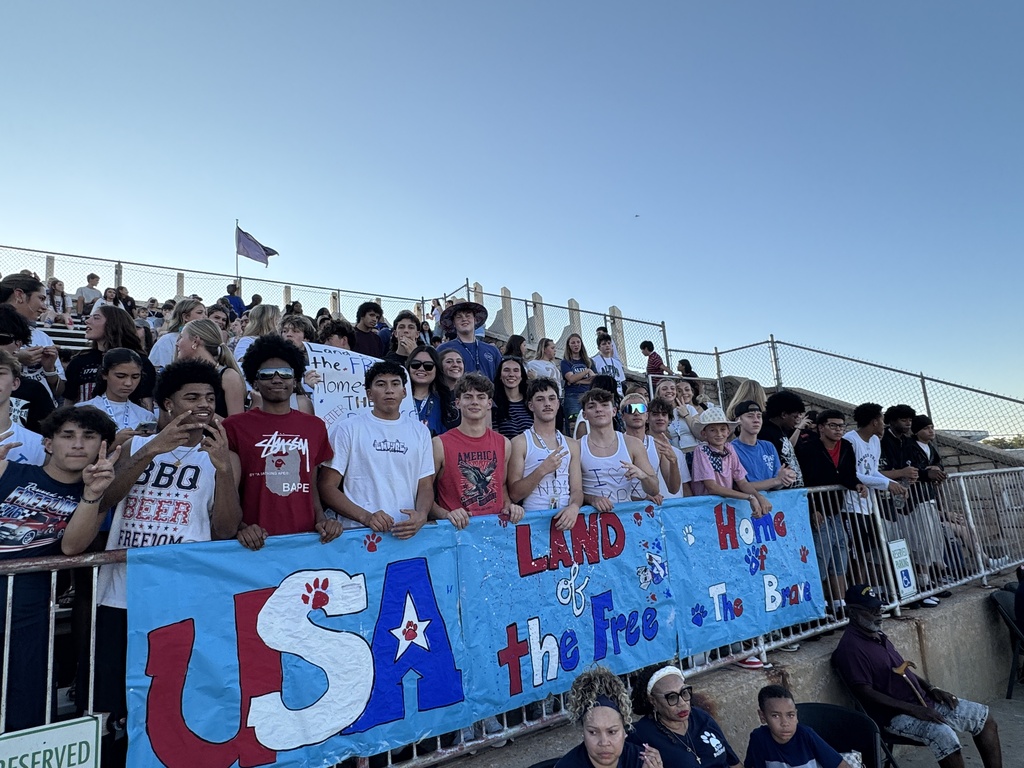 9/11 Remembrance Sudent Section at Football Game