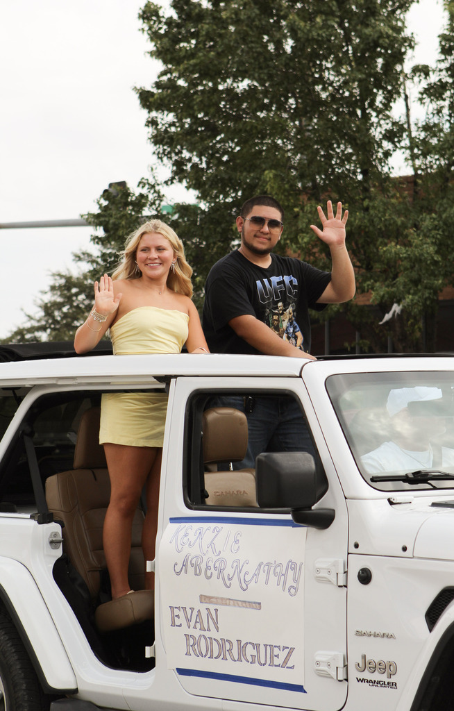 Kenzie Abernathy and Evan Rodriguez 