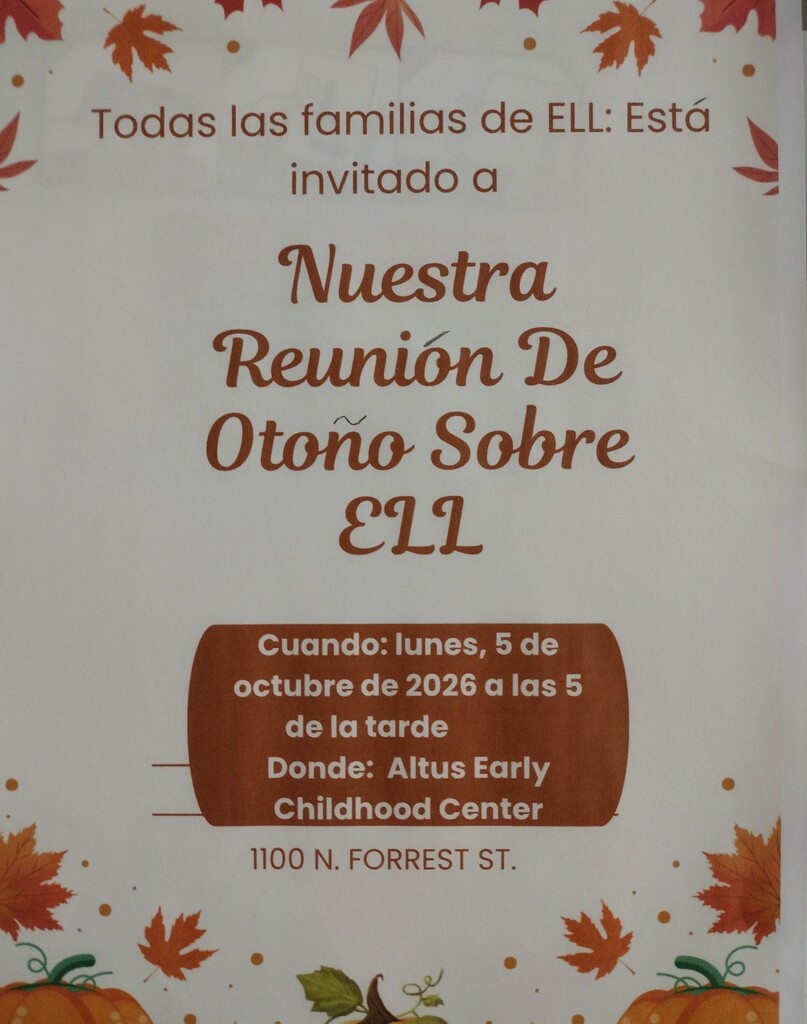 ELL District Meeting