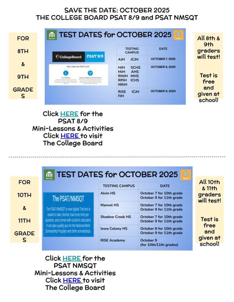 PSAT Information