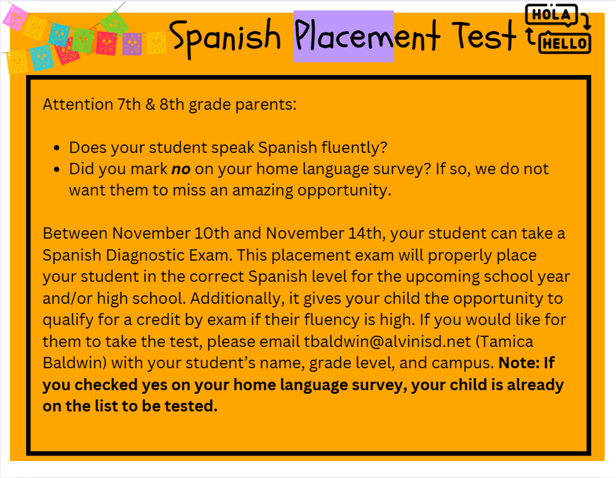 Spanish Placement Test