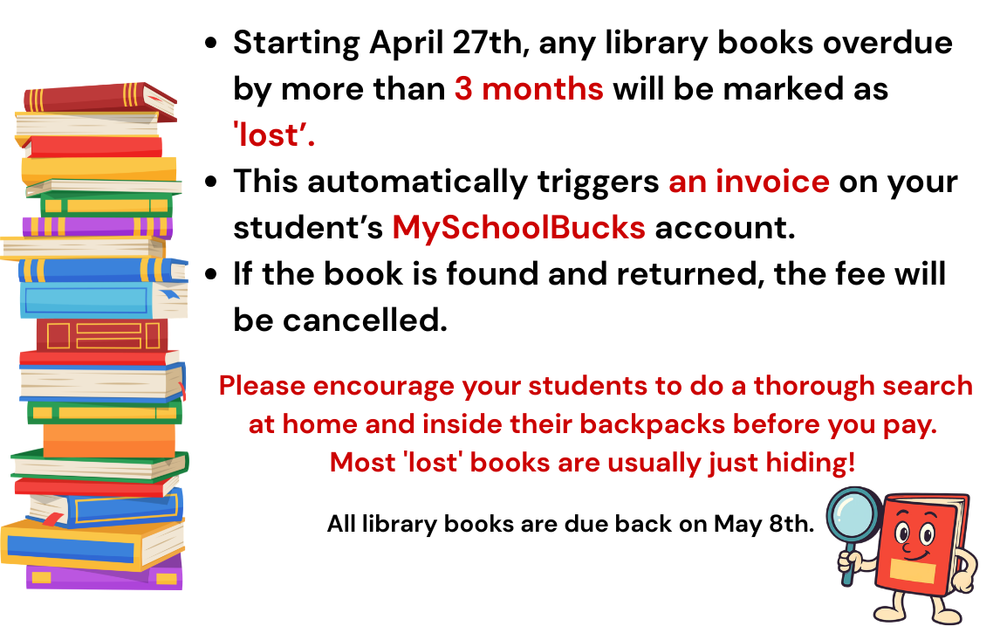 schoolbuck lost books