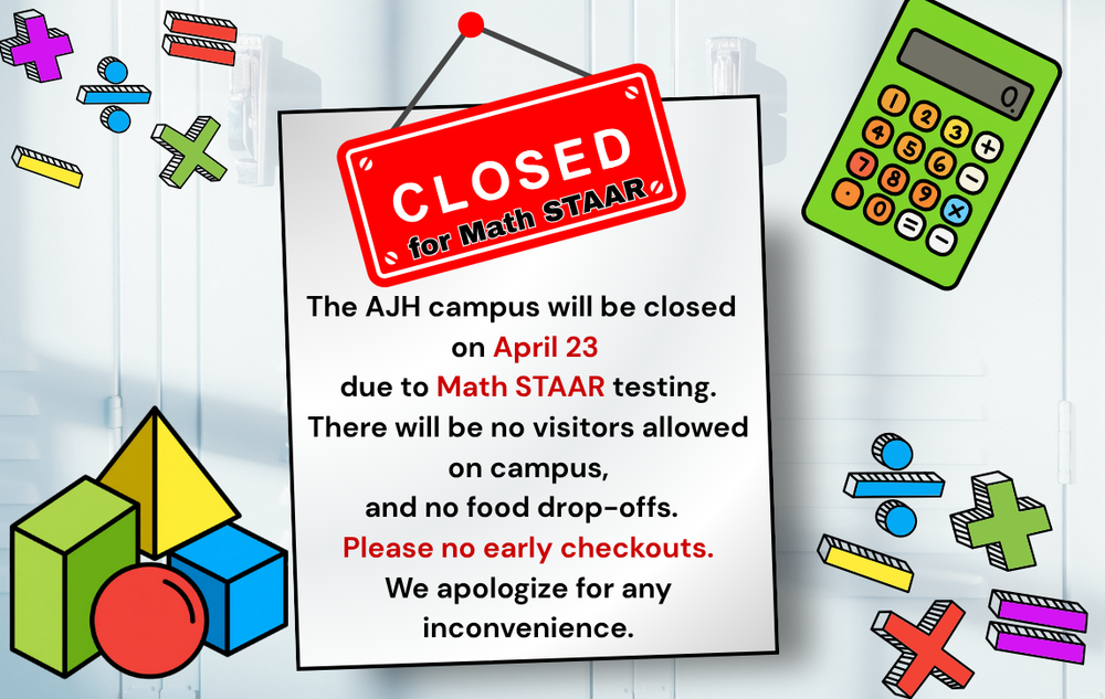 Math STAAr campus closed
