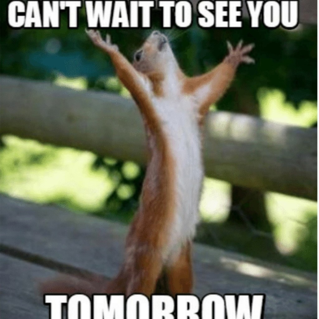 tomorrow