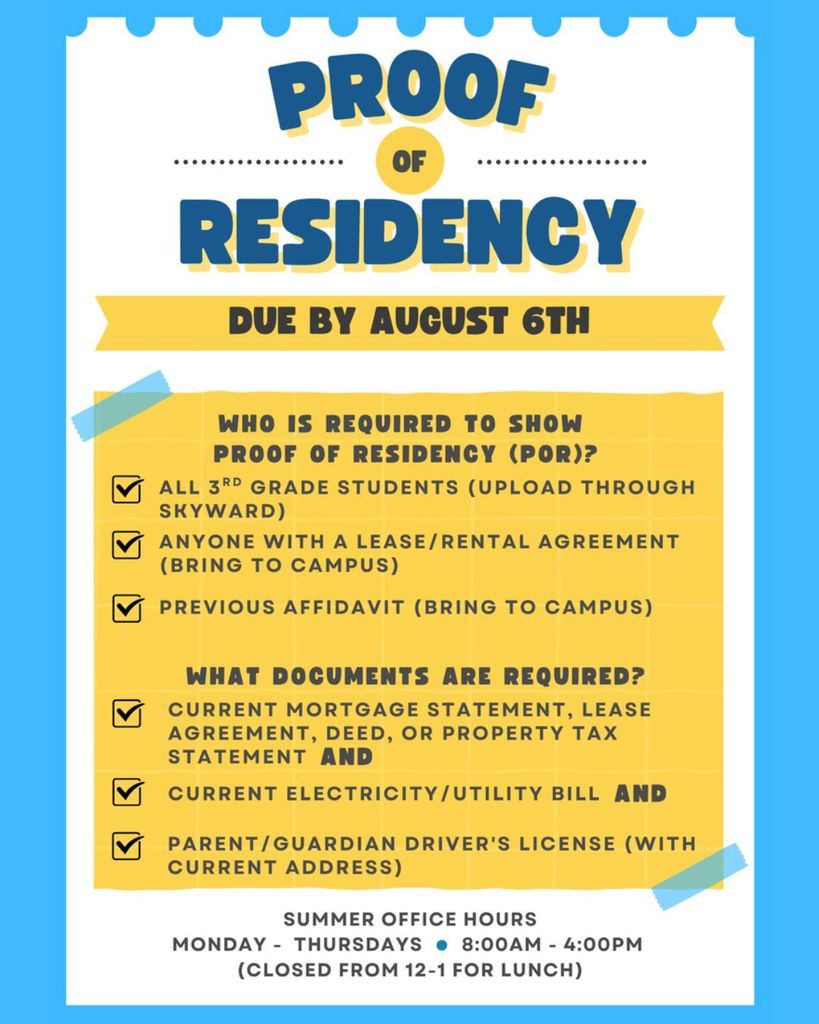 proof of residency