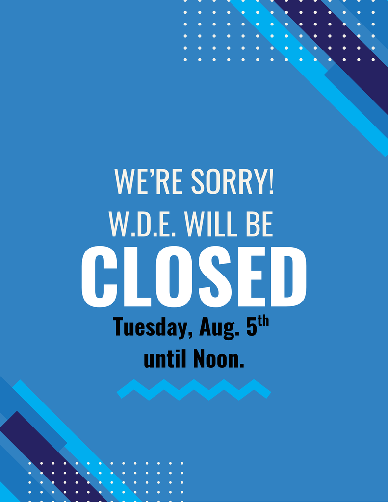 closed aug 5th