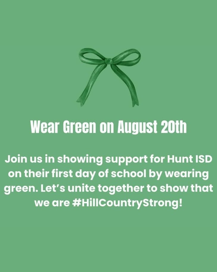 Join us in showing support for Hunt ISD this Wednesday!