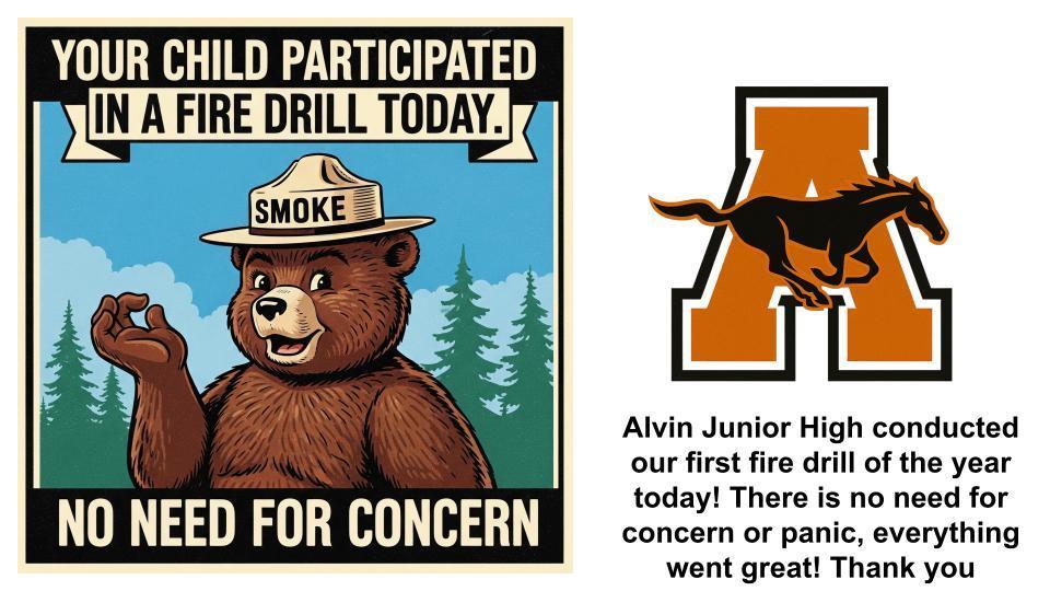 Fire Drill Notification