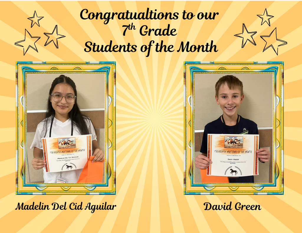 students of the month