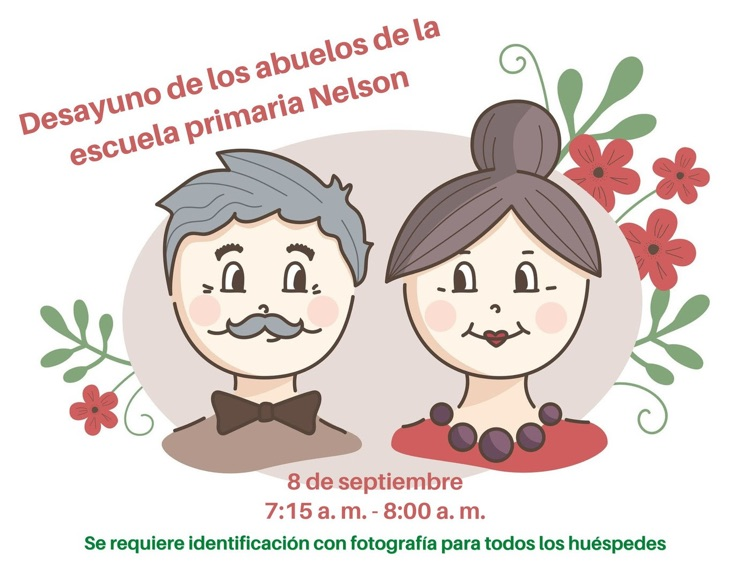 Flyer for grandparent’s day breakfast.