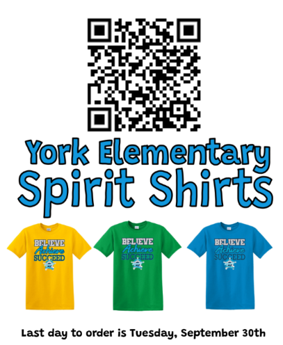 Spirit Shirt Order Information 