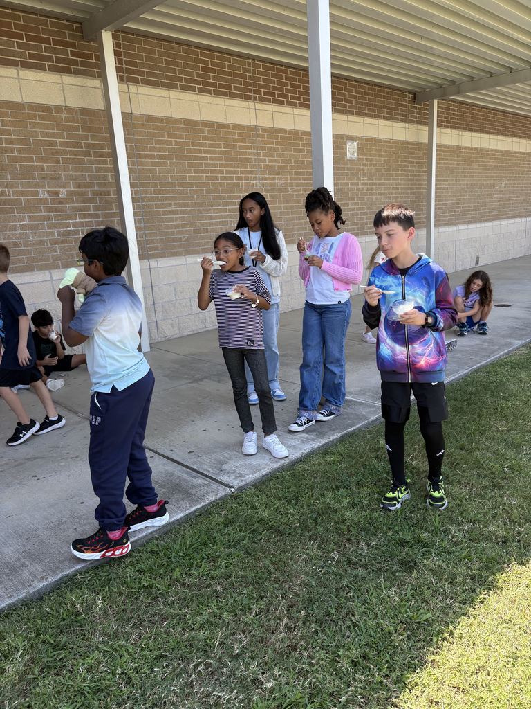 Summer reading celebration.  Enjoying Rollie's Frozen Custard!