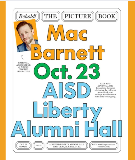 Mac Barnett Poster