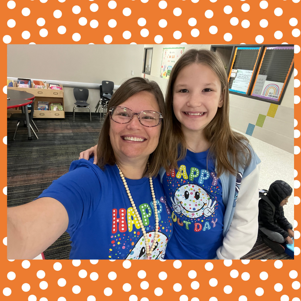 Wearing dots for dot day