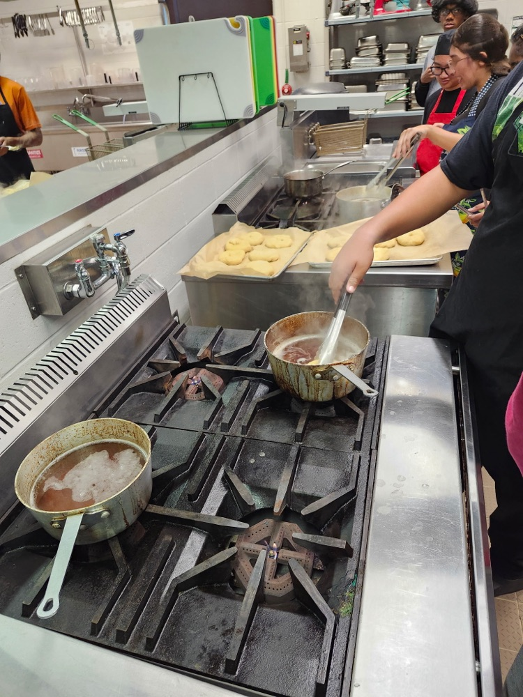 cooking bagels