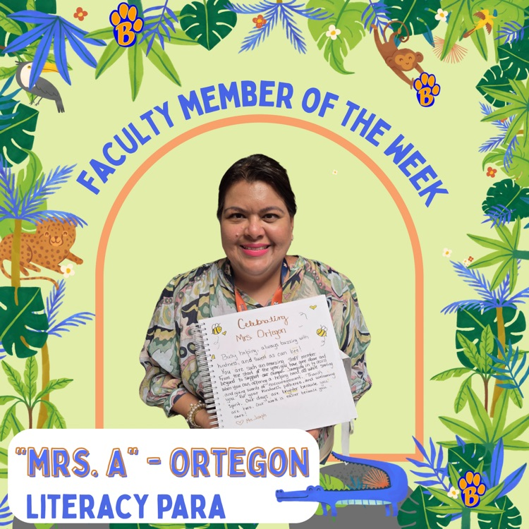 faculty member of the week; Mrs. A