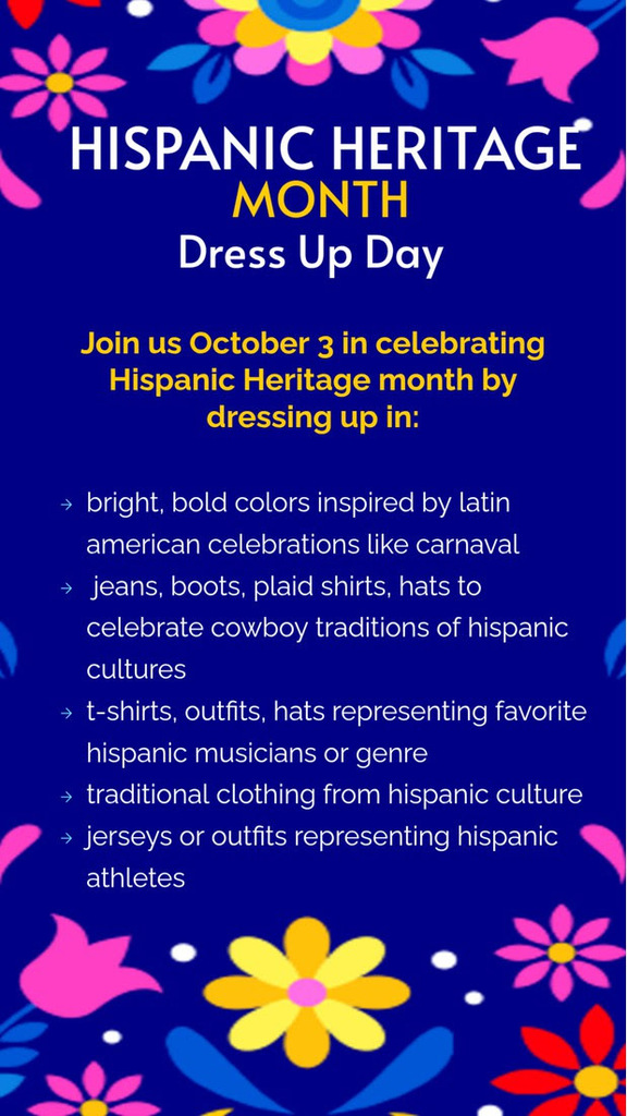 Dress up Day Flyer
