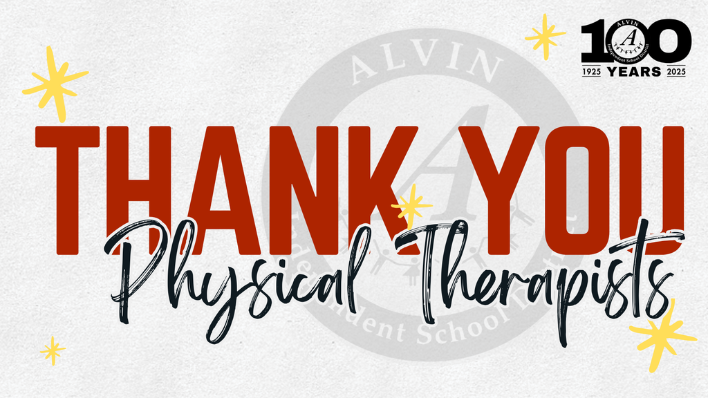 Thank you, Physical Therapists