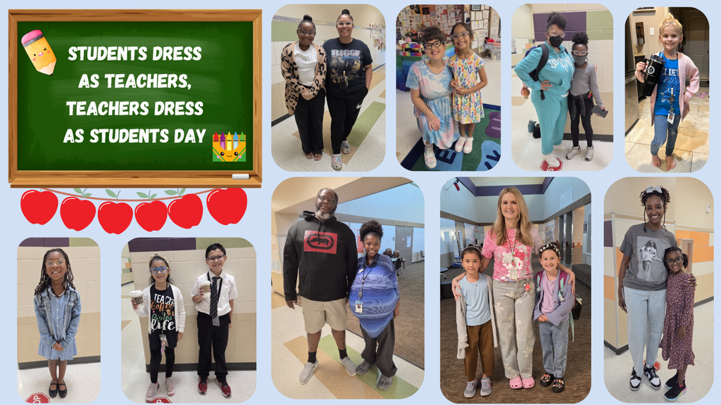 Teacher Student Swap Dress Up Day Pics