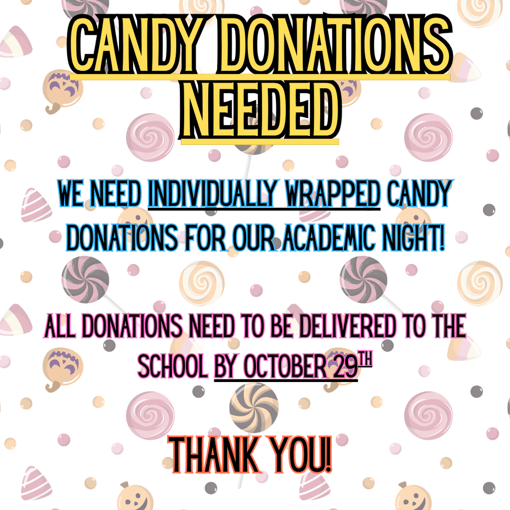 candy donations needed