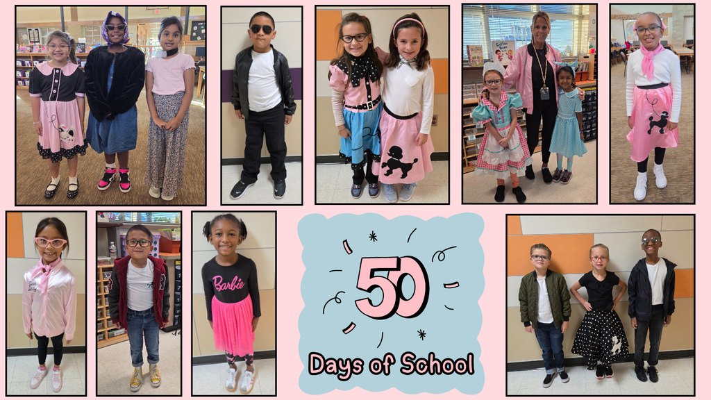 50th day of school pics
