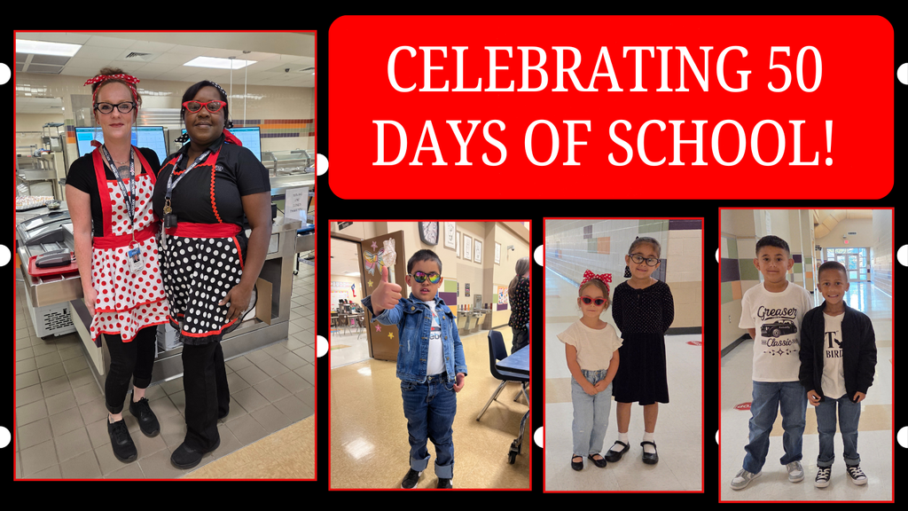 50th day of school pics
