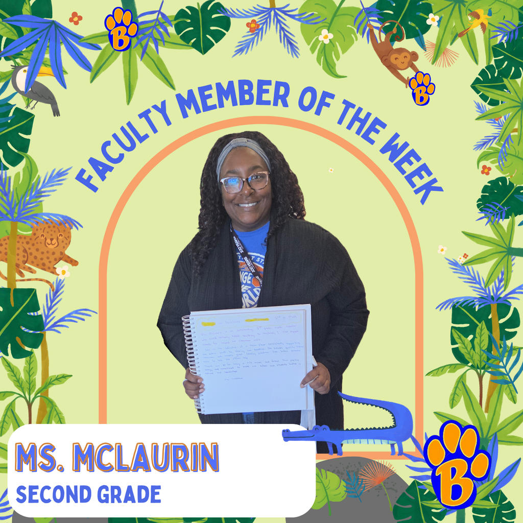 Ms McLaurin; Faculty Member of the Week