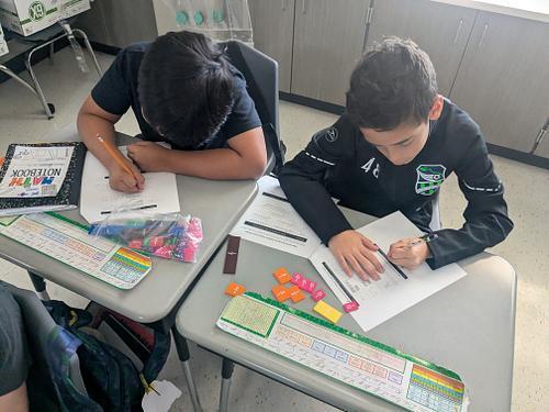 5th grade Fraction Bars discovering equivalent Fractions
