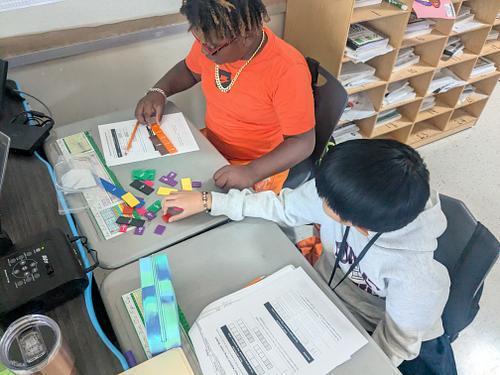 5th grade Fraction Bars discovering equivalent Fractions