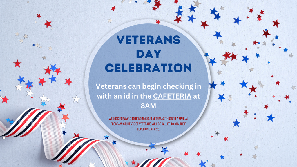 Veteran's Day Newsletter Slide
