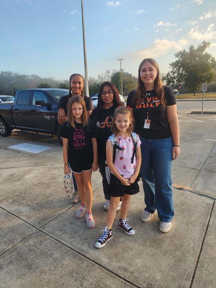 AHS athletes with students