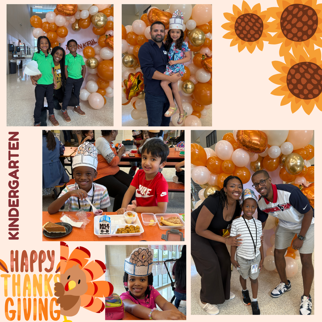 Happy Thanksgiving. Thanksgiving family lunches - Kindergarten