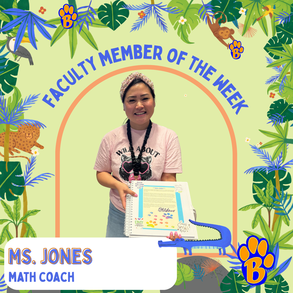 Faculty Member of the Week: Ms. Jones, Math Coach