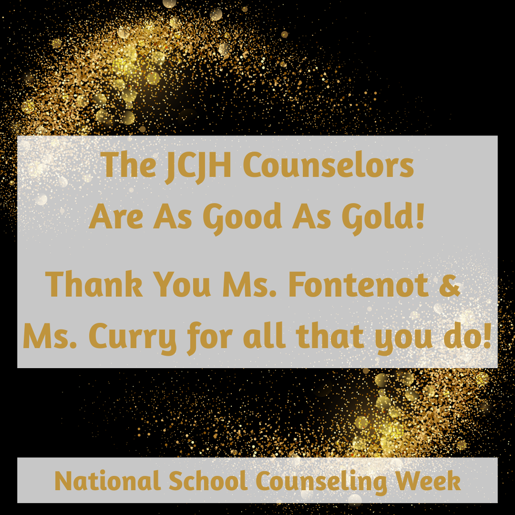 Thank you Ms. Fontenot and Ms. Curry for all that you do! National School Counseling Week