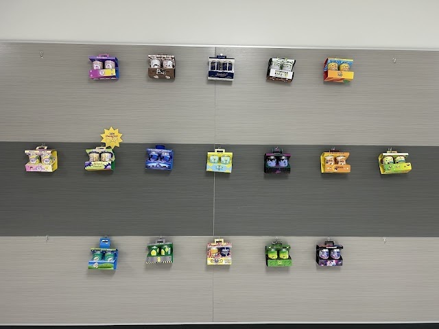 Graphic Design II students working on drink packaging project