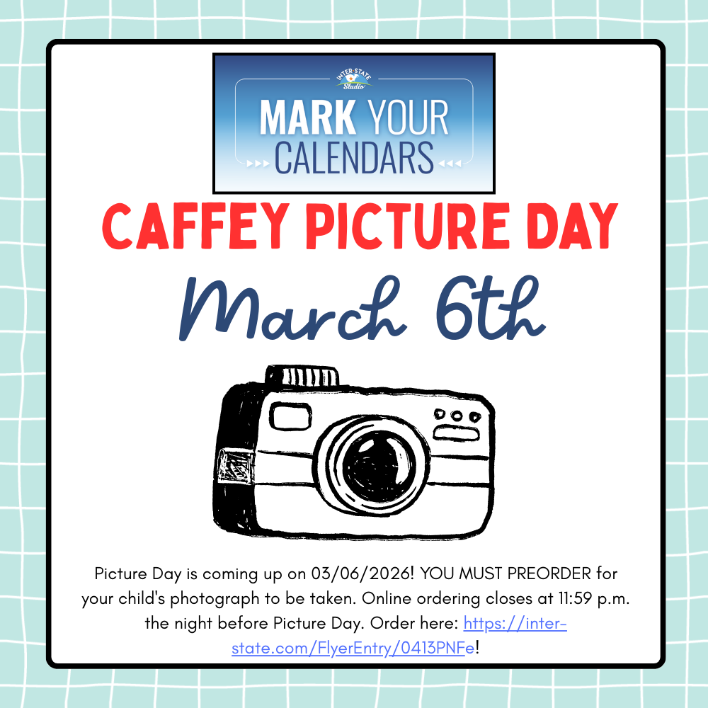 Picture Day Classroom Announcement in Blue Illustrative Style