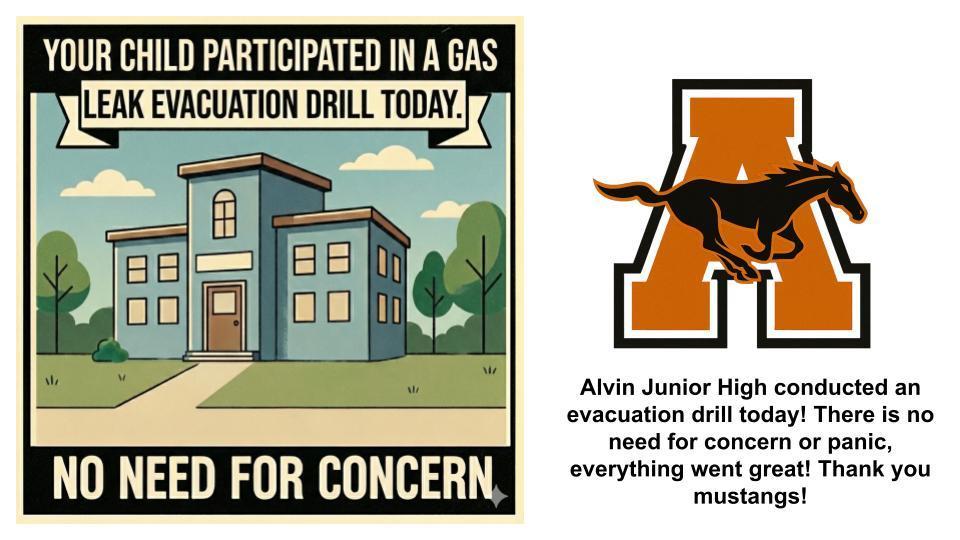 Evacuation drill notification