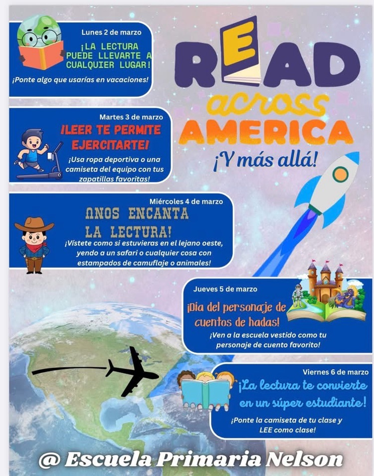 Read Across America flyer in Spanish