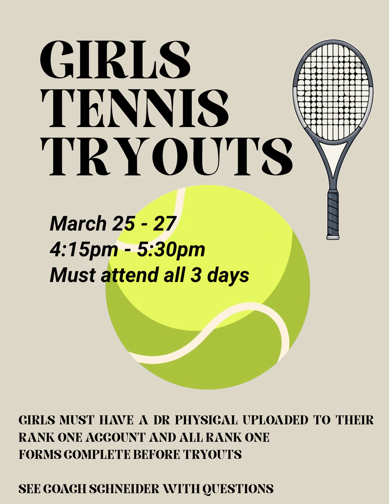 Girls Tennis tryouts