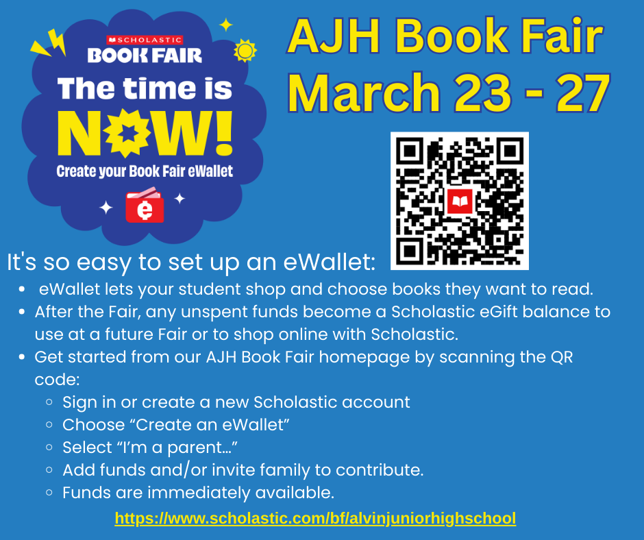 AJH Spring book fair