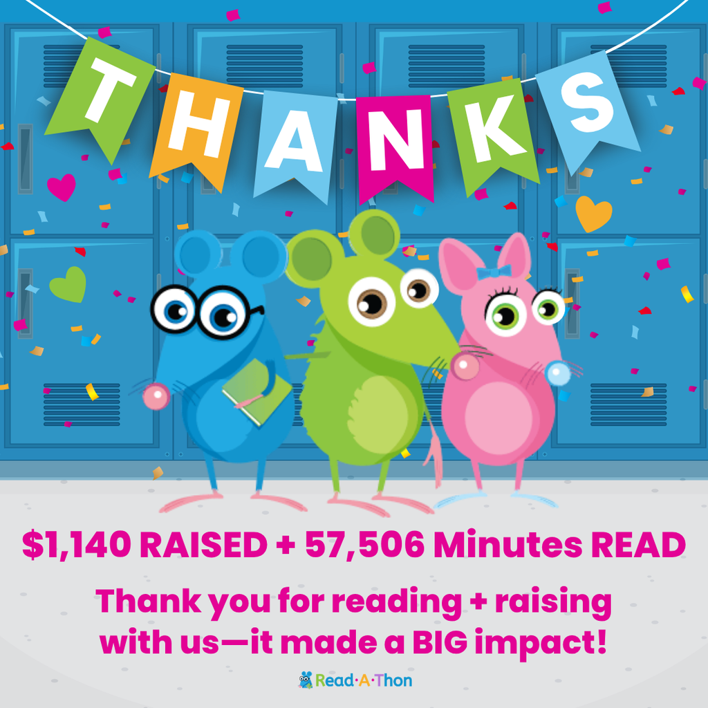$1,140 RAISED + 57,506 Minutes READ