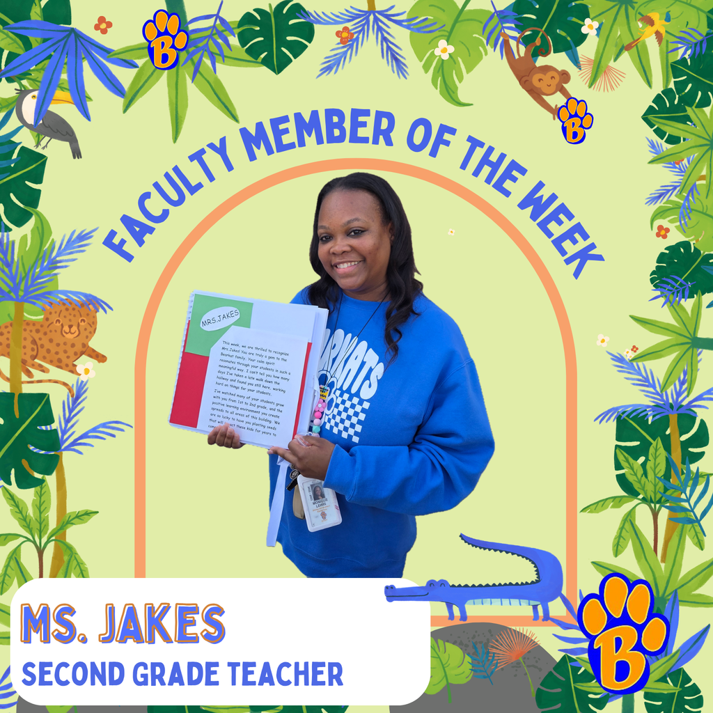 Faculty Member of the Week: Ms. Jakes, Second Grade Teacher