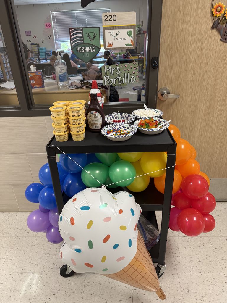 ice cream celebration cart