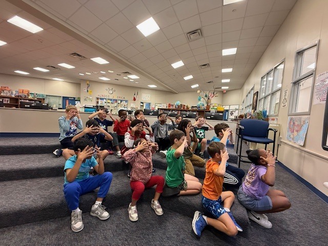 Students participating