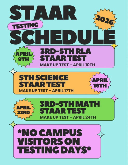 STAAR Schedule Flyer