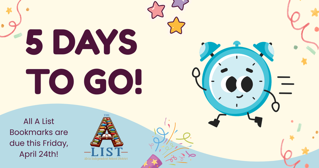 5 days left to get in your A-list form! No late forms accepted.