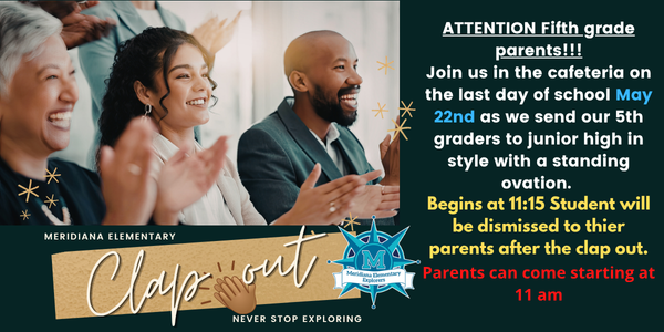 5th Grade Clapout 5/22 11:15AM