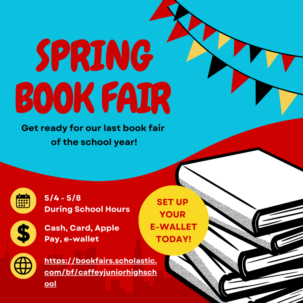 Spring Book Fair 5/4-5/8 During School Hours